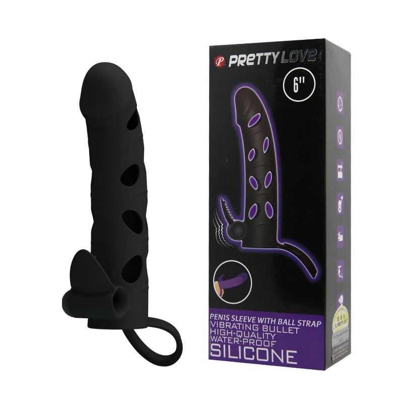 CAPA PENIANA - SILICONE - COM VIBRADOR 