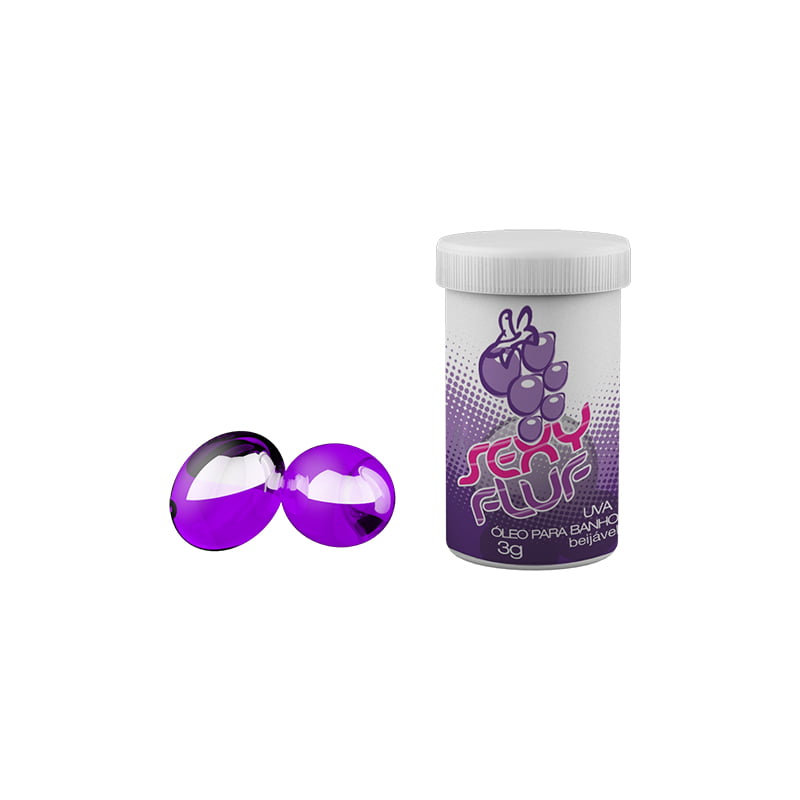 BOLINHA BEIJÁVEL - SEXY FLUF - UVA - 3G 