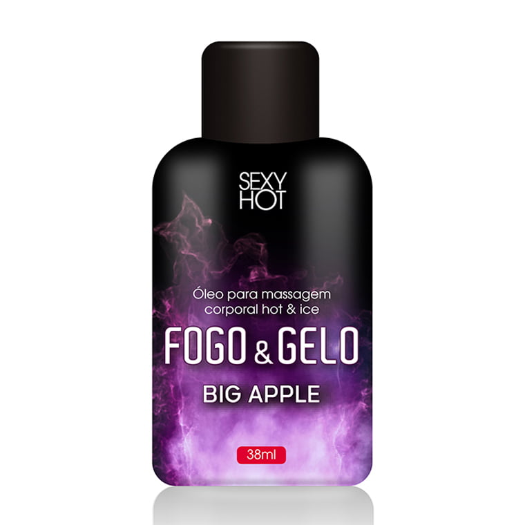 GEL BEIJÁVEL - FOGO E GELO - BIG APPLE - 38 ML