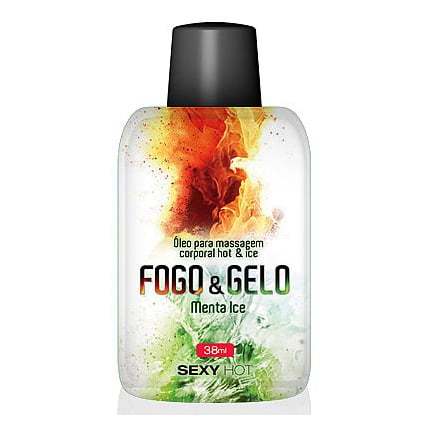 GEL BEIJÁVEL - FOGO E GELO - MENTA ICE - 38 ML 