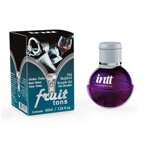 GEL BEIJÁVEL - FRUIT SEXY TONS - VINHO TINTO - 40ML 