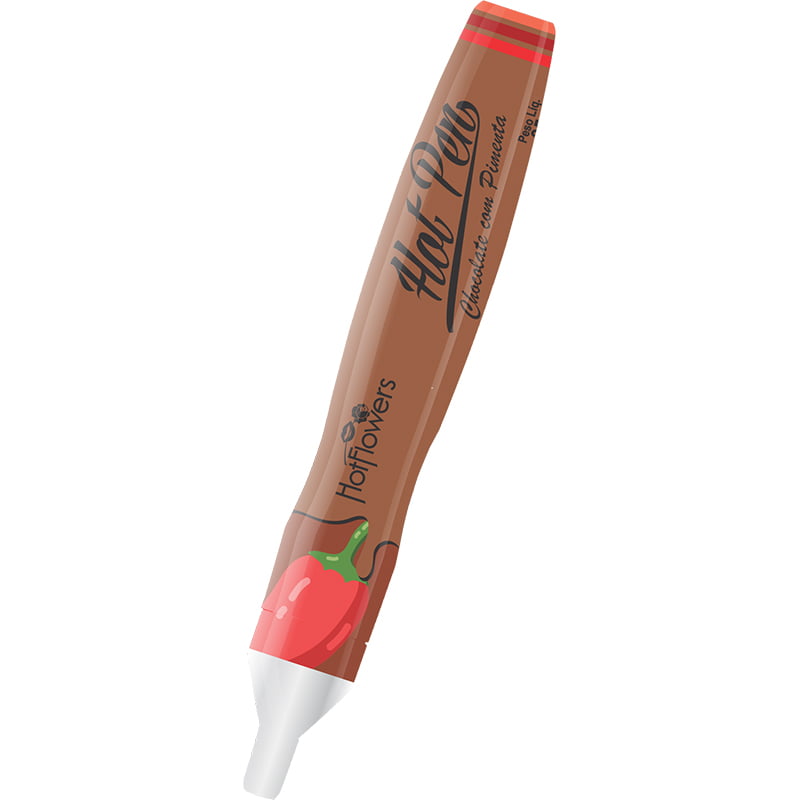 GEL BEIJÁVEL - HOT PEN - CHOCOLATE COM PIMENTA