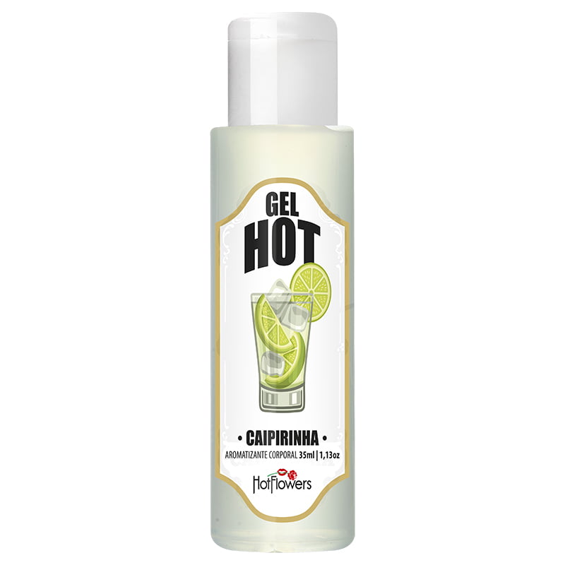 GEL BEIJÁVEL - HOT - SABOR CAIPIRINHA