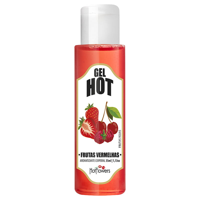 GEL BEIJÁVEL - HOT - SABOR FRUTAS VERMELHAS