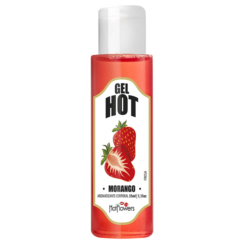 GEL BEIJÁVEL - HOT - SABOR MORANGO