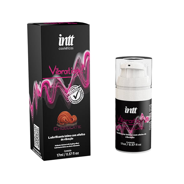 GEL ELETRIZANTE BEIJÁVEL - VIBRATION CHOCOLATE - 17ML