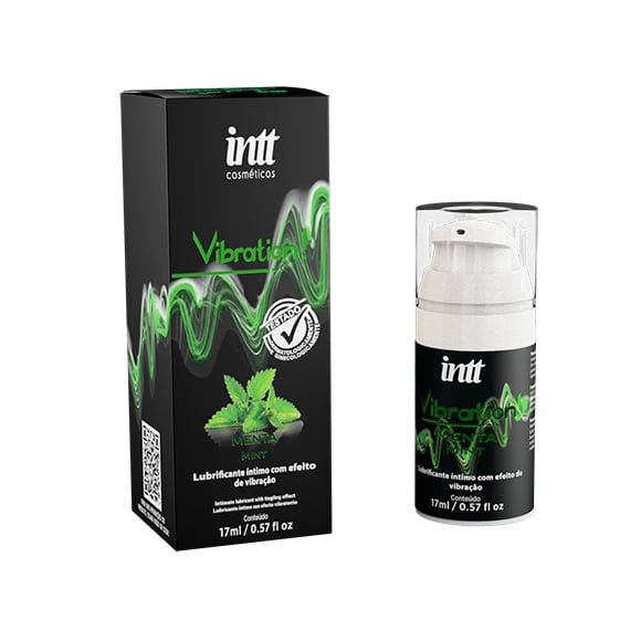 GEL ELETRIZANTE BEIJÁVEL - VIBRATION MENTA - 17ML