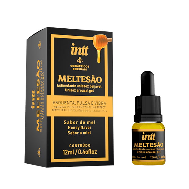 GEL EXCITANTE BEIJÁVEL - MELTESÃO - SABOR MEL - 12ML