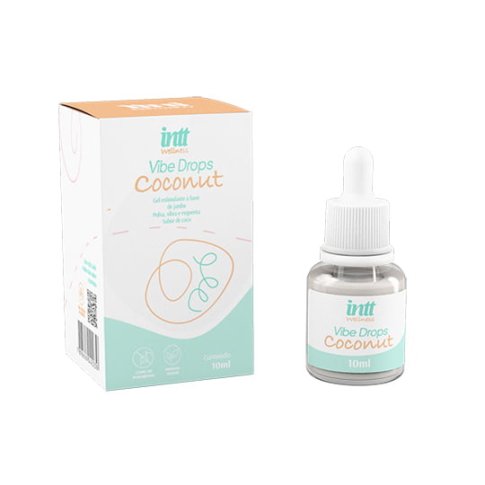 GEL EXCITANTE BEIJÁVEL - VIBE DROPS COCONUT - 10ML