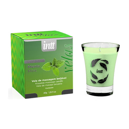 VELA BEIJÁVEL PARA MASSAGEM - MENTA - 40G