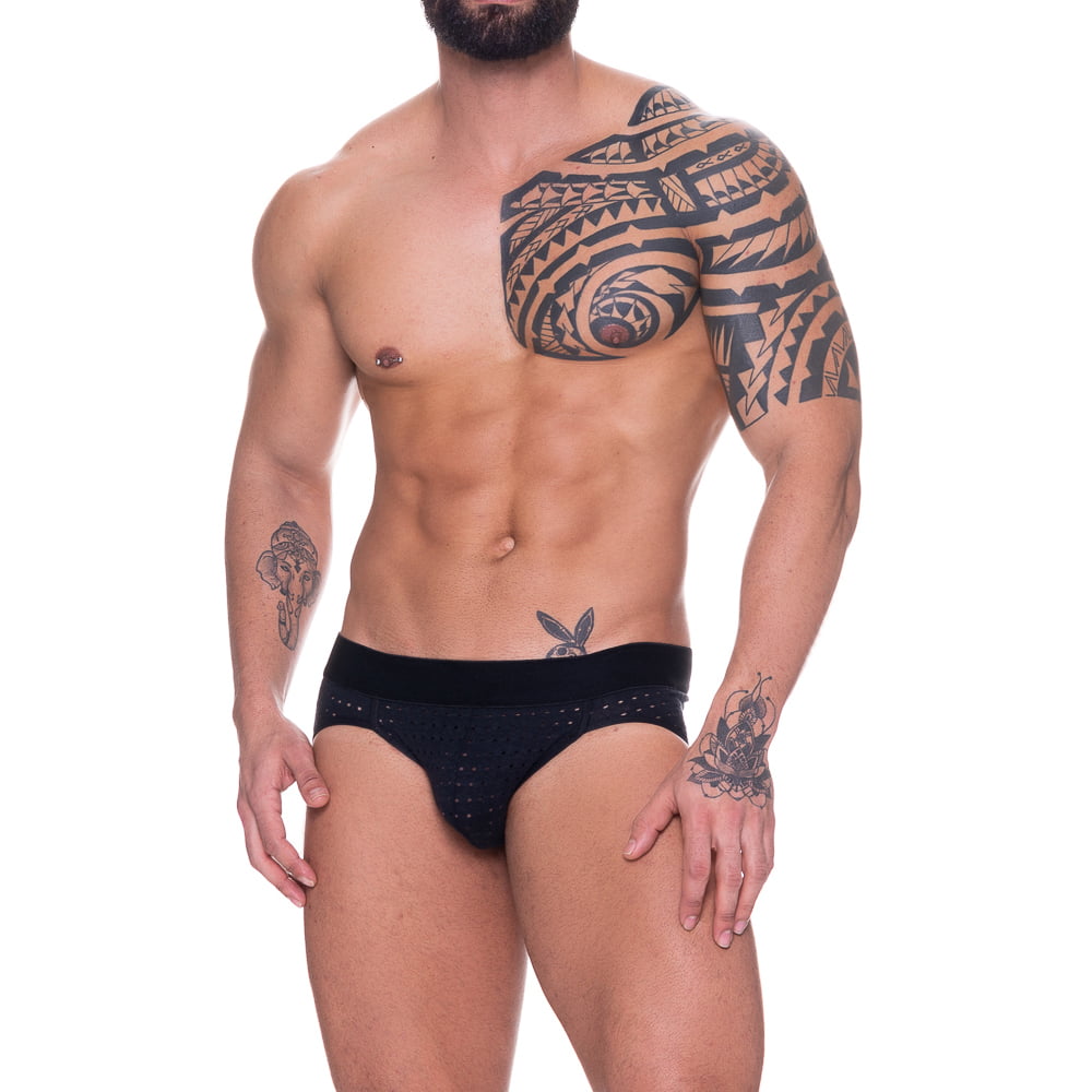 JOCKSTRAP ARRASTÃO PRETO PREMIUM
