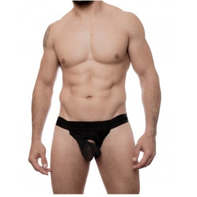 JOCKSTRAP EM SUPLEX COM ABERTURA EM ANEL DE SILICONE