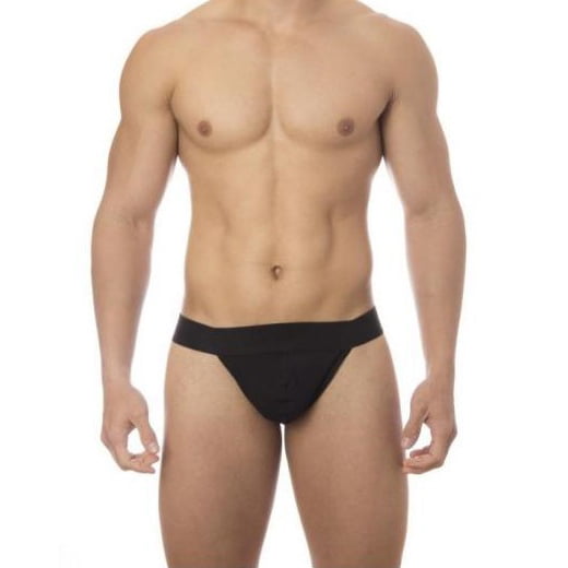 JOCKSTRAP FIO EM SUPLEX PRETO