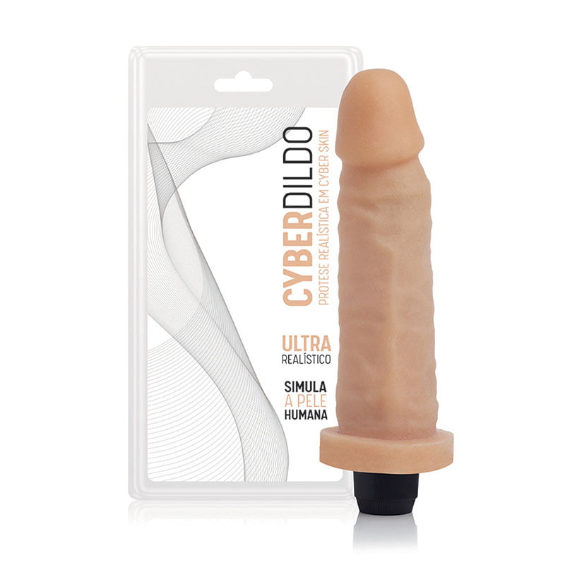 PRÓTESE - CYBER SKIN COM VIBRADOR - JOVEM - 17,5C4CM