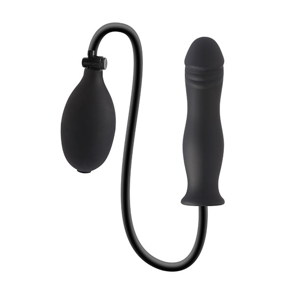 H6 - DILDO INFLÁVEL - SILICONE - 15x4,5CM 