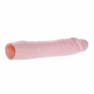 CAPA PENIANA EXTENSORA - SILICONE - PÊNIS MAIOR - 19x4CM