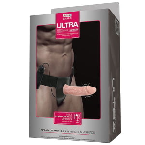 CAPA PENIANA COM CINTA AJUSTÁVEL E VIBRADOR