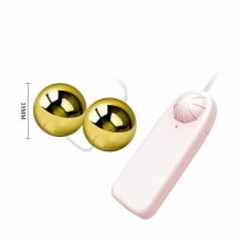 GOLDEN DUO BALL - BOLAS DUPLAS COM VIBRADOR 