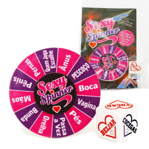 JOGO SEXY SPINNER - COM DADO E ROLETA