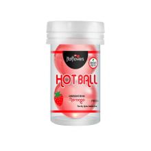 BOLINHA BEIJÁVEL - HOT BALL - MORANGO