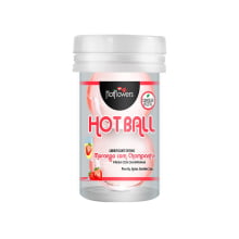 BOLINHA BEIJÁVEL - HOT BALL - MORANGO COM CHAMPANHE