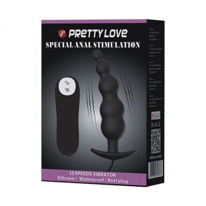 PLUG ANAL VIBRATÓRIO - ESCALONADO - STIMULATION II