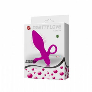 PLUG ANAL VIBRATÓRIO - TAYLOR - PURO SILICONE