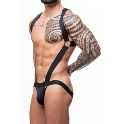 BODY HARNESS EM SUPLEX PRETO