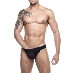 JOCKSTRAP ARRASTÃO PRETO SEM FORRO