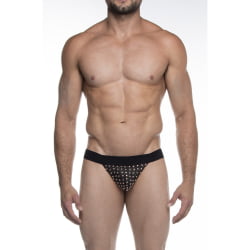 JOCKSTRAP EM CIRRE PRETO COM TACHINHAS