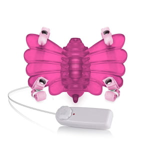 MASSAGEADOR FEMININO - BORBOLETA MÁGICA - ROSA