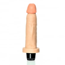 PRÓTESE COM VIBRADOR - BRED - CYBER SKIN - 15,5X4CM 