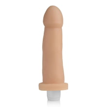 PRÓTESE - CYBER SKIN COM VIBRADOR - 6 REAL - 14,5X4CM