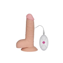 PRÓTESE REALÍSTICA - THE ULTRA SOFT DUDE - COM VIBRADOR - 20CM