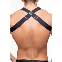 HARNESS Y NYLON PRETO