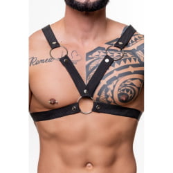 HARNESS X NYLON PRETO