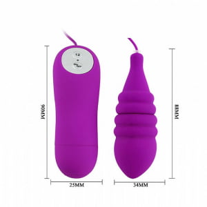 ESTIMULADOR CLITORIANO - PLEASURE SHELL 1 - BULLET COM CONTROLE