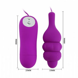 ESTIMULADOR CLITORIANO - PLEASURE SHELL 2 - BULLET COM CONTROLE 