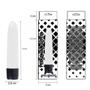 VIBRADOR - CLÁSSICO PERSONAL - AVELUDADO - 13CM