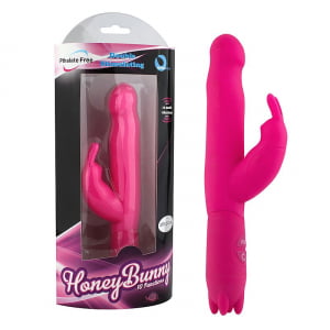 VIBRADOR - DUPLA ESTIMULAÇÃO - HONEY BUNNY