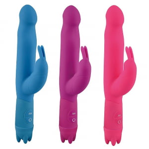 VIBRADOR - DUPLA ESTIMULAÇÃO - HONEY BUNNY