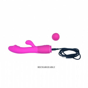 VIBRADOR RECARREGÁVEL - DUPLA ESTIMULAÇÃO - SNAPPY