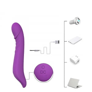 VIBRADOR RECARREGÁVEL - PONTO G - ARES 