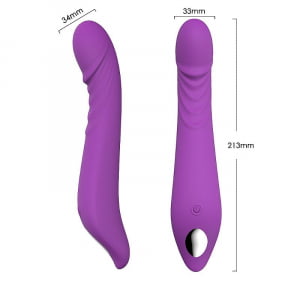 VIBRADOR RECARREGÁVEL - PONTO G - ARES 