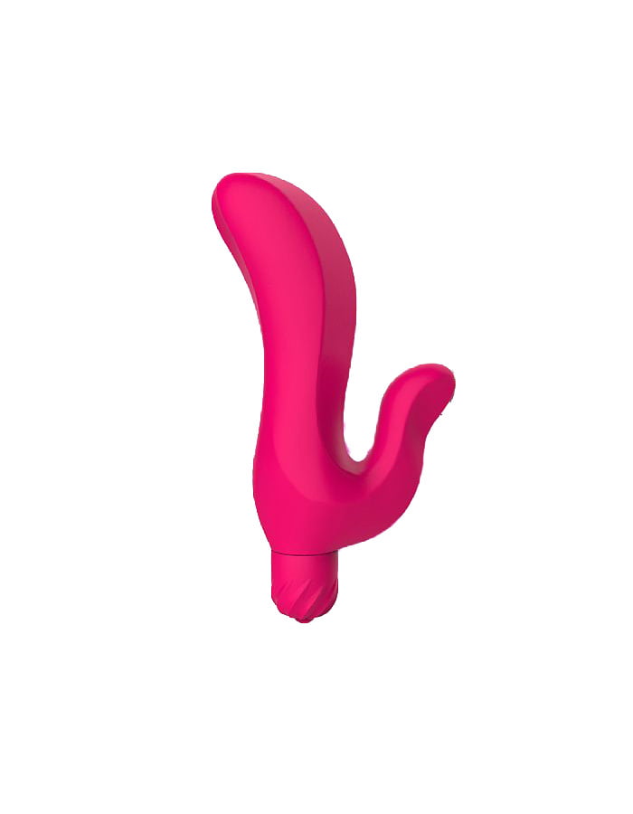 VIBRADOR - DUPLA ESTIMULAÇÃO - TOQUE AVELUDADO